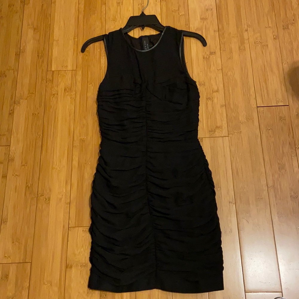 Black sinched dress